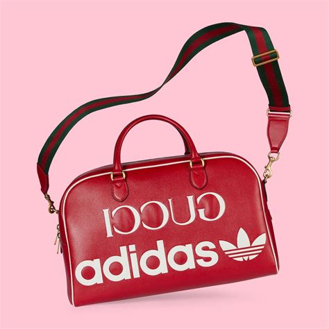 gucci adidas duffle bag.